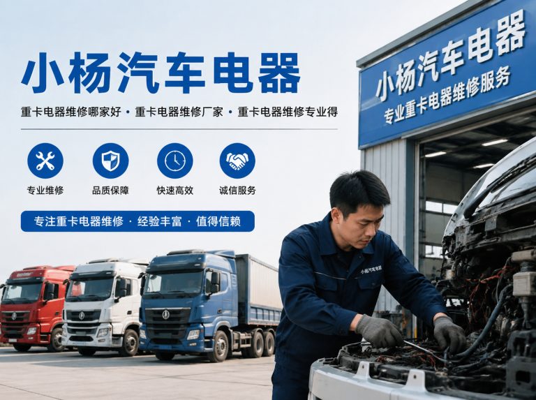 前进区为重卡运输提供电器维修方案